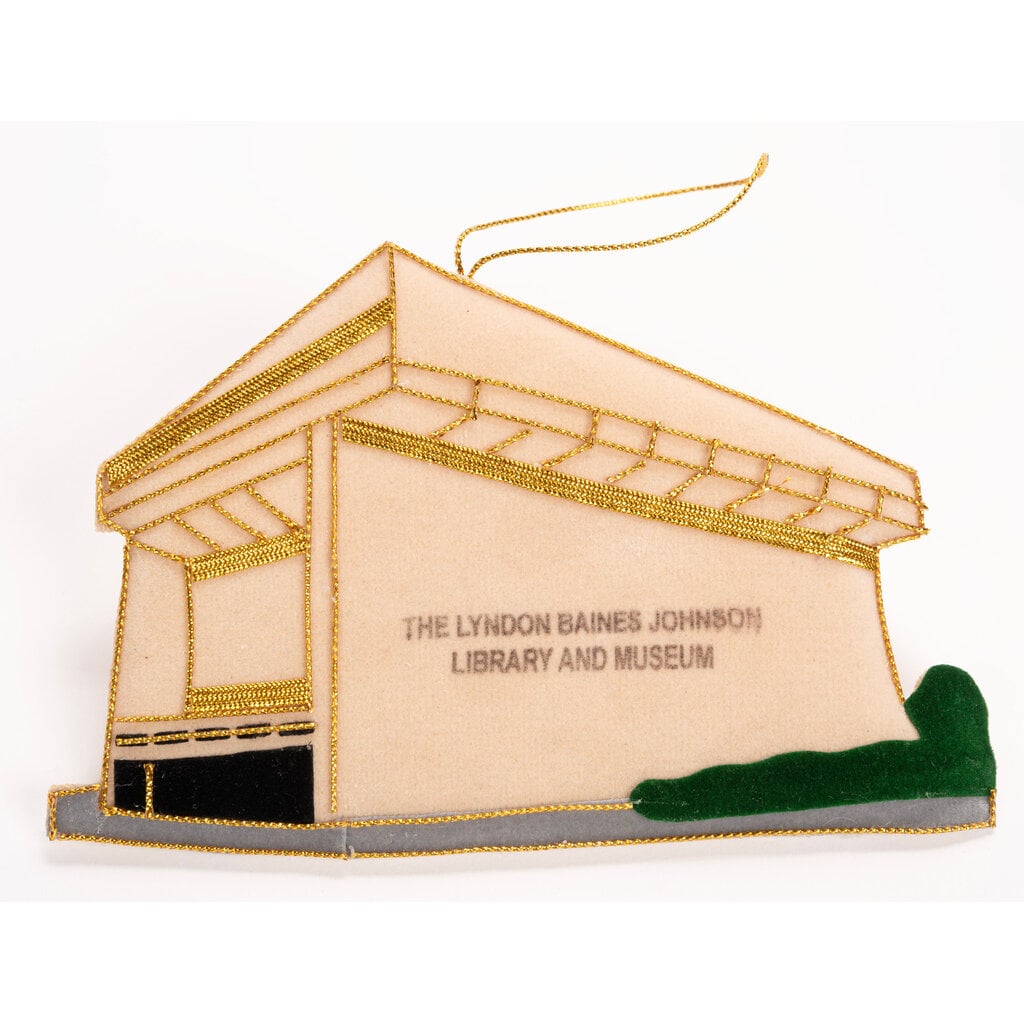 All the Way with LBJ LBJ Library Felt Ornament