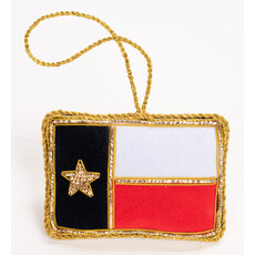 Austin & Texas Texas Flag Satin Ornament
