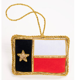 Austin & Texas Texas Flag Satin Ornament