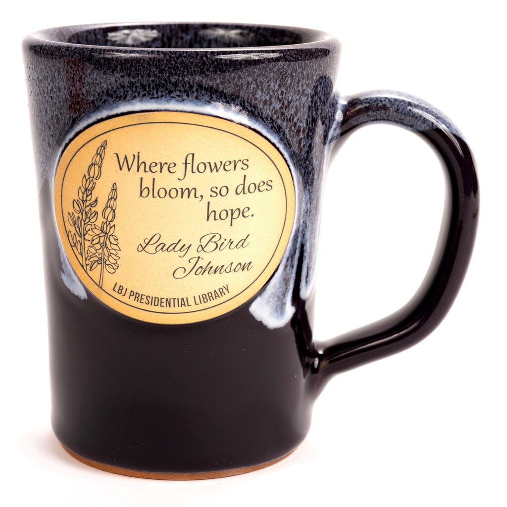 Lady Bird Johnson Lady Bird 12 oz Plum Stoneware Mug