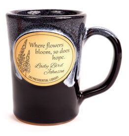 Lady Bird Johnson Lady Bird 12 oz Plum Stoneware Mug