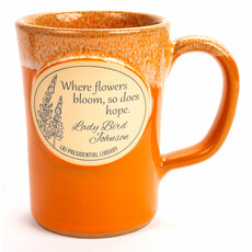 Lady Bird Johnson LadyBird 12 oz Sunset Stoneware Mug