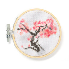 Lady Bird Johnson Cherry Blossom Cross Stitch