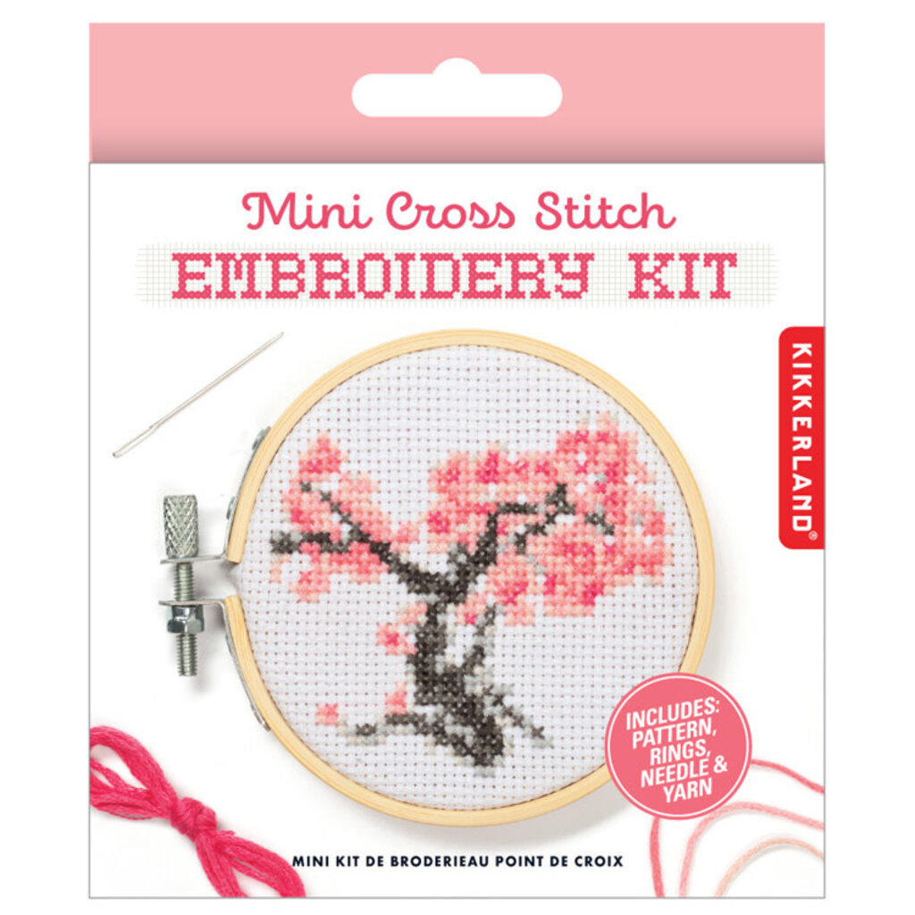 Lady Bird Johnson Cherry Blossom Cross Stitch