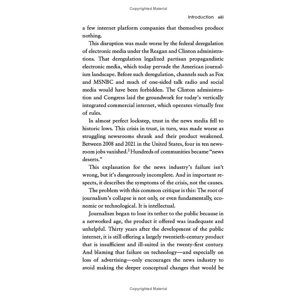 Americana Pre-Order: The Next Journalism By Tom Rosenstiel