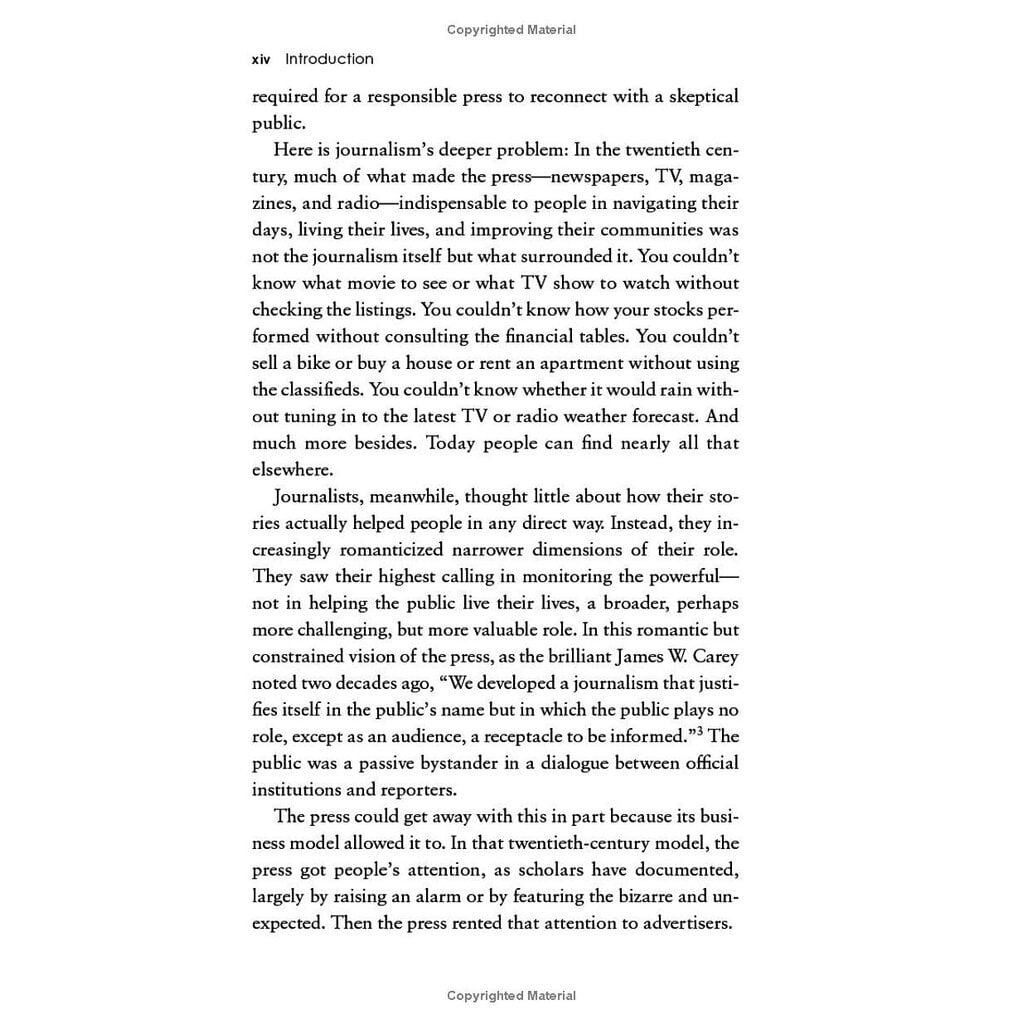 Americana Pre-Order: The Next Journalism By Tom Rosenstiel