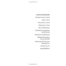 Americana Pre-Order: The Next Journalism By Tom Rosenstiel