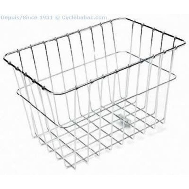 WALD Wald  585 Rear Rack Basket 14x9x9 Silver