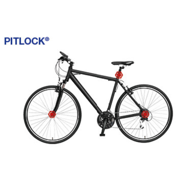 Pitlock Set 02: Front & Rear with Seatpost Bolt