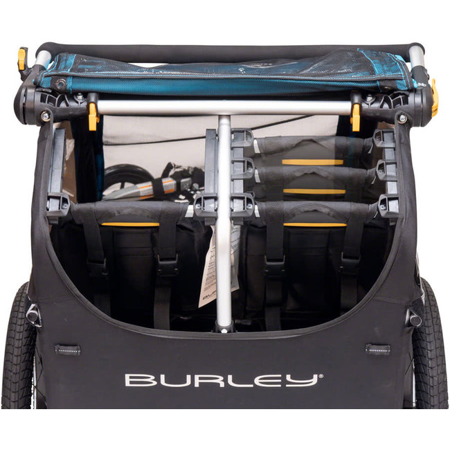 Burley D'Lite X Child Trailer: Aqua (Double)