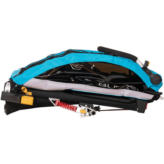 Burley D'Lite X Child Trailer: Aqua (Double)