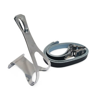 D'amour Toe Clips and Leather Straps