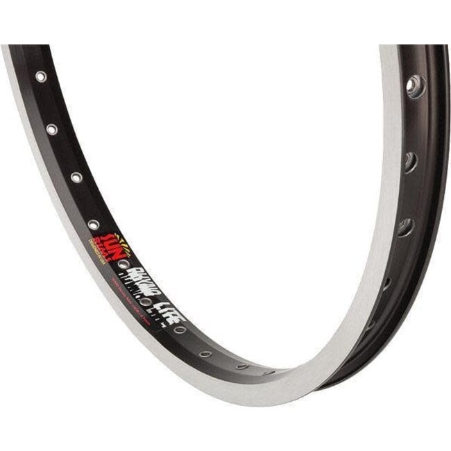 Sun Ringle Rhyno Lite Rim - 26", 559 Rim, Black/Silver, 32H, Clincher