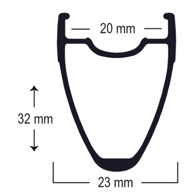 Astral 700c (622) Rim Radiant (disc), 24h Clincher