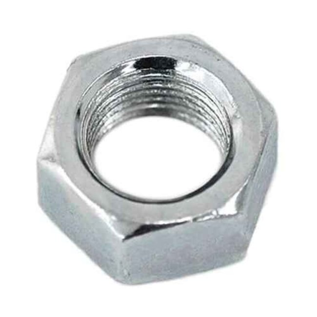 Axle Nut 9x1 Non-Flanged Silver
