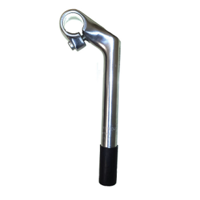 Babac Quill Stem 1" (22.2 x 180mm Quill) 60mm Length 25.4 Clamp Diameter High Rise Silver