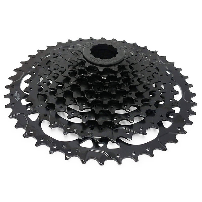 microSHIFT ADVENT Cassette - 9 Speed, 11-42t, Black, ED Coated