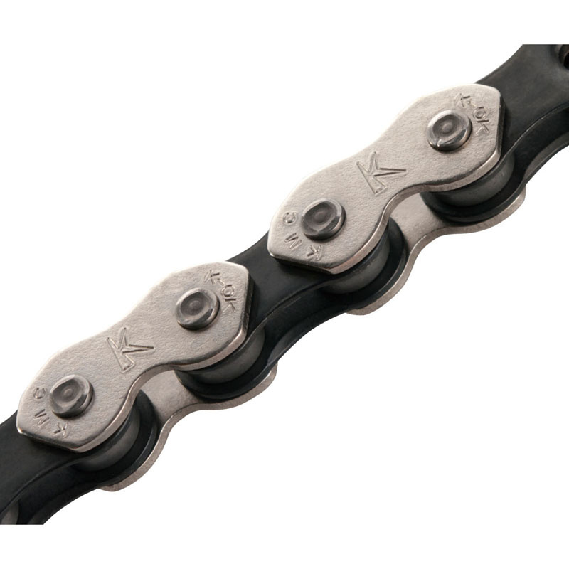 KMC Chain K1 Wide (formerly K710 KoolChain) 1/8'' Silver/Black [Q5]