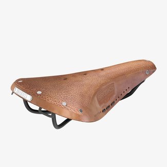 Brooks Brooks B17 Softened Saddle Dark Tan Black Steel