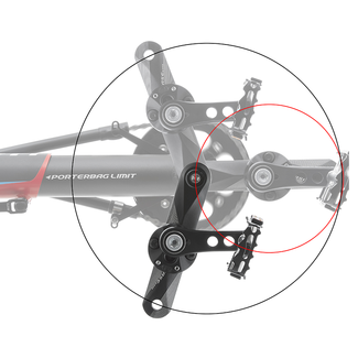 Hase Pendulum Pedal with Crank Shortener