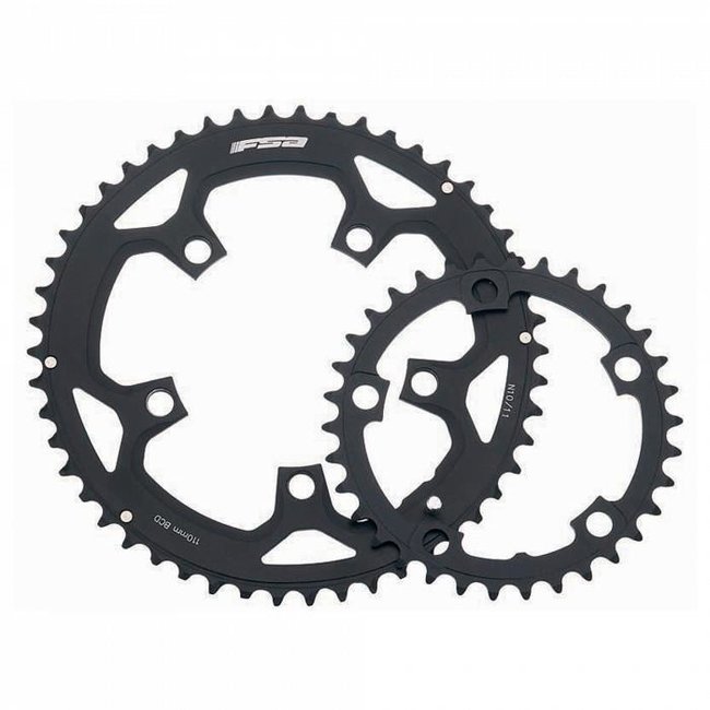FSA 110BCD 50T (use w/34t) Pro Road Chainring N-10 Black 10-speed or 11-speed