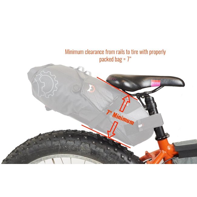 Revelate Designs Terrapin Seat Bag System Black 8L