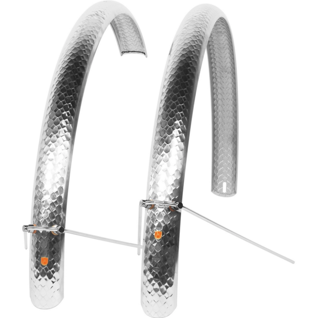 Velo Orange 700c Snakeskin Fenders 50mm Silver