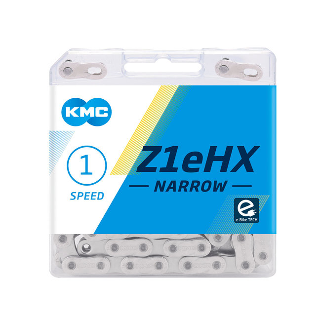 KMC Z1eHX Narrow Single-Speed Chain 3/32'' Silver
