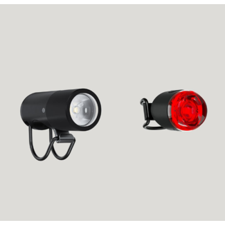 Knog Knog Plugger Twinpack 350L Front & Rear Black