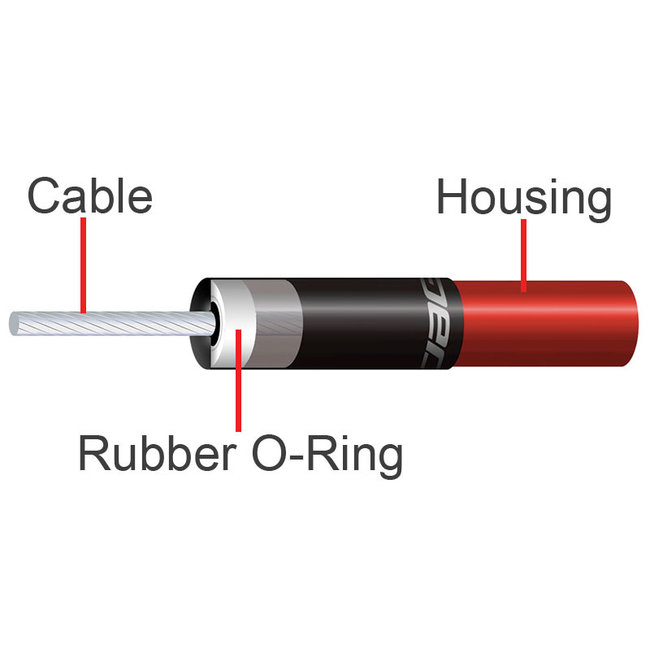 Jagwire Sealed Ferrules Shift 4mm Alloy Single
