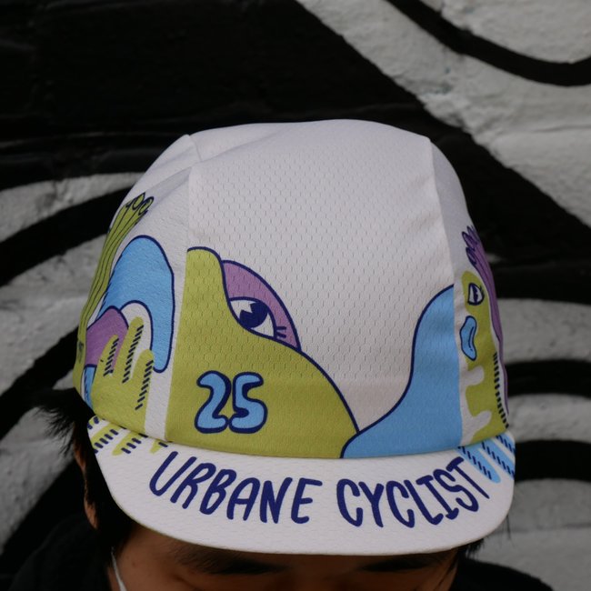 Diaz Doodles 25th Anniversary Urbane Cyclist Cycling Cap Urbane