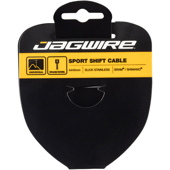 Jagwire Jagwire Sport Shift Cable - 1.1 x 4445mm, Slick Stainless Steel, For SRAM/Shimano Tandem