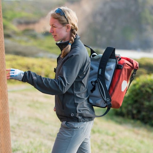 Ortlieb Foldable Carrying System for Bike Pannier - Backpack Harness Black