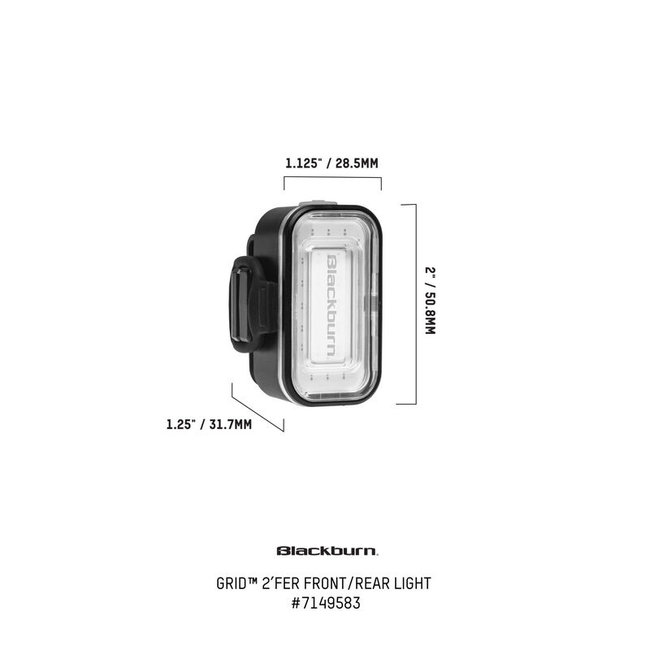 Blackburn Grid 2'Fer Light (Front or Rear)