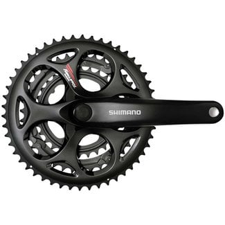 Shimano Shimano Crank FC-A073 Tourney Triple 50x39x30 170mm 7/8-Speed JIS Square Taper Black (Market V1 Replacement Crank)