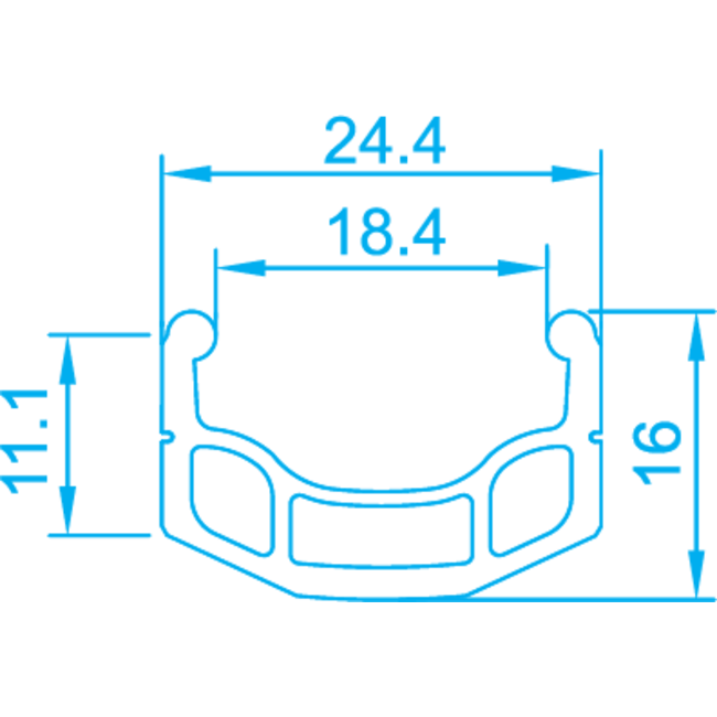 Alex DM18 700c (622) Rim 36h