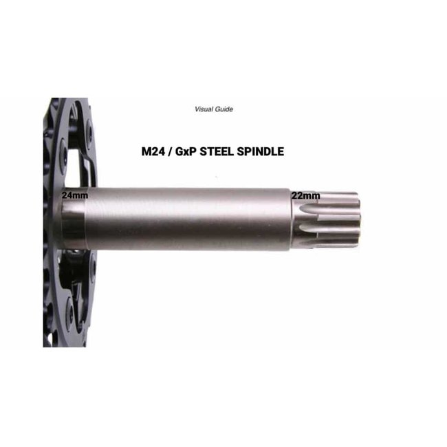 Praxis Works Bottom Bracket for PF30 Shell with GXP/ISIS2 Road Crank Thread Fit(Shell Width = 68mm, Cup ID = 46mm, Spindle OD= 24-22mm)