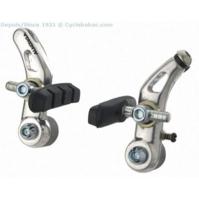 Alhonga Cantilever Brake Silver Front and Rear (BR-CT91 Equivalent)