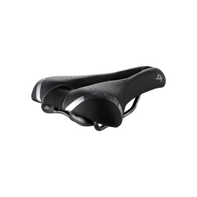 Selle Vélo Selle Italia Sportourer A3 Gel Flow - Confort Gel, Anatomique - Hydrofuge, Unisexe - Noir