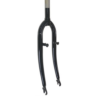 Fork 26" Threadless, 395 A-C, w/Bosses 1-1/8 Black w/Bosses