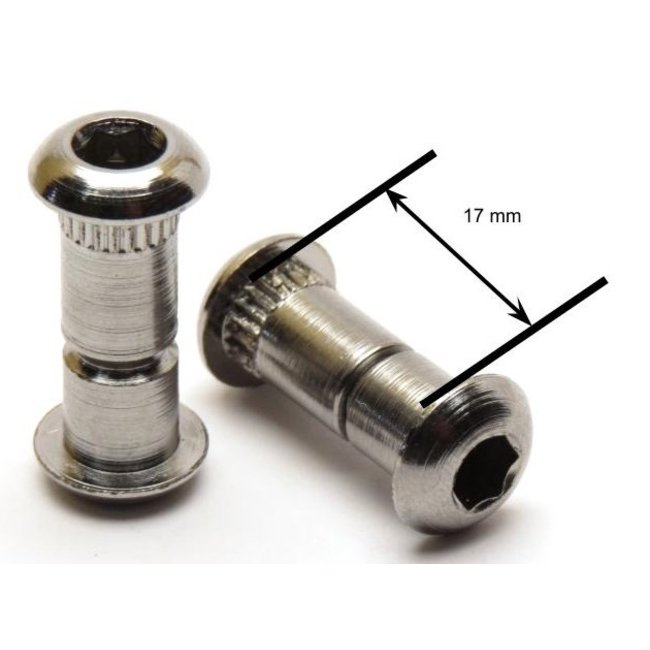 Miche Knurled Non-Keyed Seat Binder Bolt 17mm