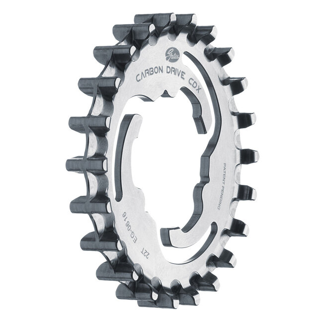 Gates Carbon Drive CDX CenterTrack 3-Lobe SureFit™ Rear Sprocket - 22t, Shimano/SRAM 3-Lobe, Silver