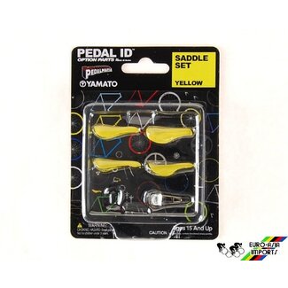 Yamato Pedal ID Yellow  Saddle Set