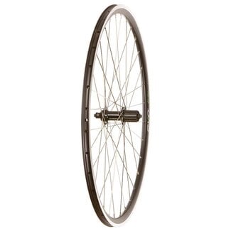 700c Rear Wheel Evo Tour 16 Black MSW 32h Shimano Tiagra FH-RS400 Black HG QR x130mm 11-speed