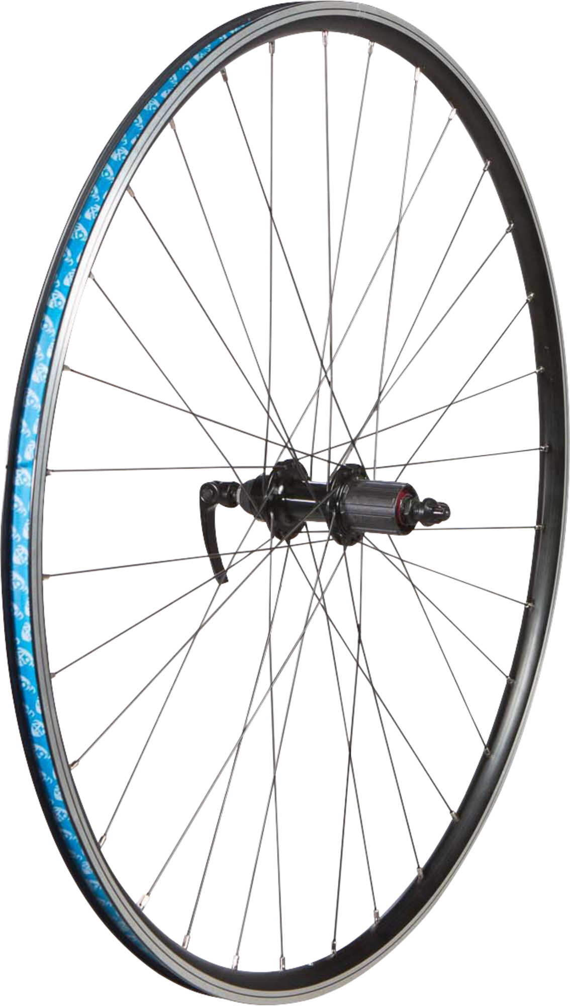 700c Rear Wheel 49N Double Wall MSW 32h Joytech Black QR x 130mm