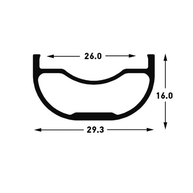 Stan's ZTR Arch MK3 Disc Rim 29" (622) 32h Black