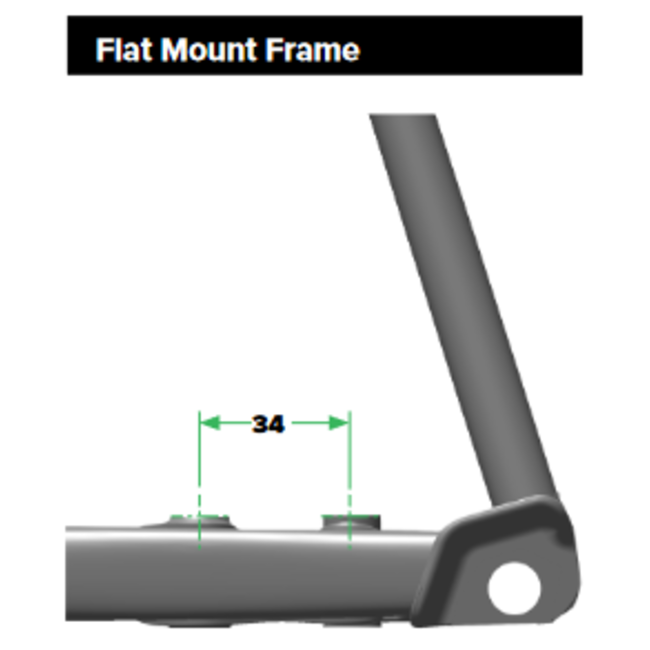 Sram +20mm Flat Mount Disc Brake adapter Rear (for 160mm)