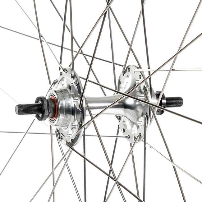 700c (622)  Rear Track Wheel Alex DA22 Formula TH-51 Black Fixed/ Freewheel  MSW 120mm