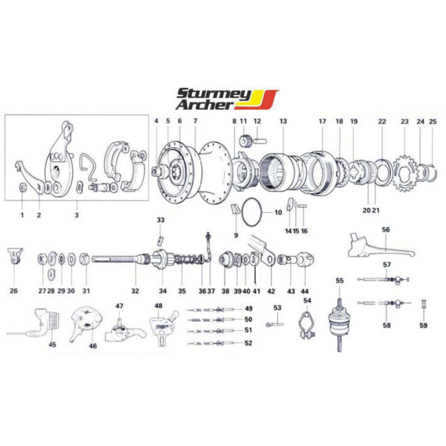 Sturmey Archer Non-Turn Washer (HMW518)
