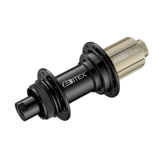 Bitex BX106R Rear Center Lock CL Disc Hub 28H Black 142x12mm